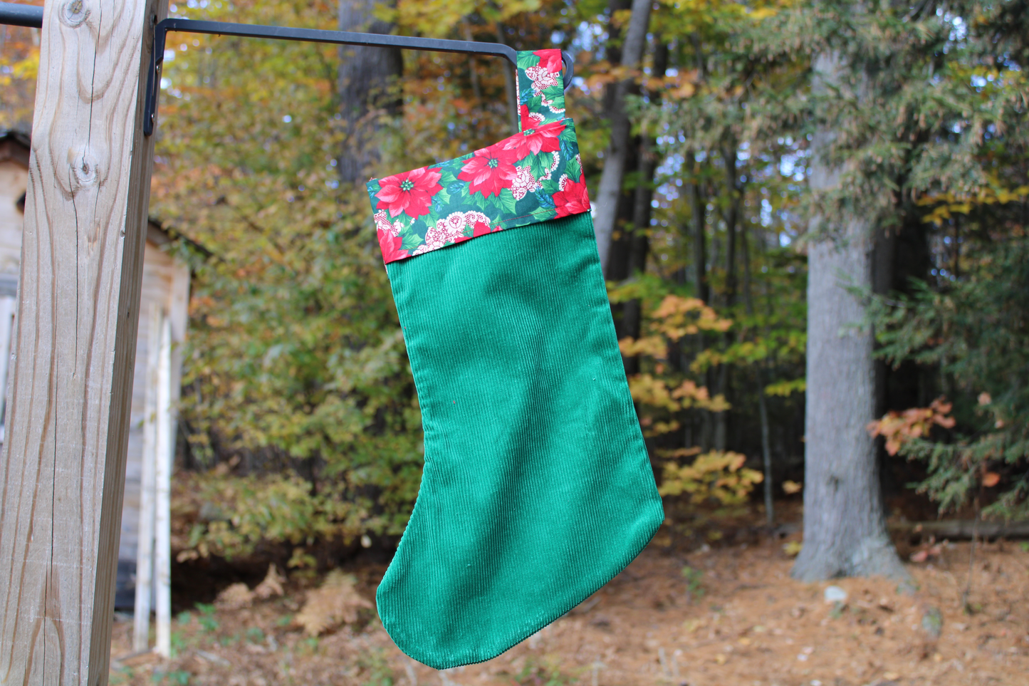 Upcycled Holiday Stocking - Alles